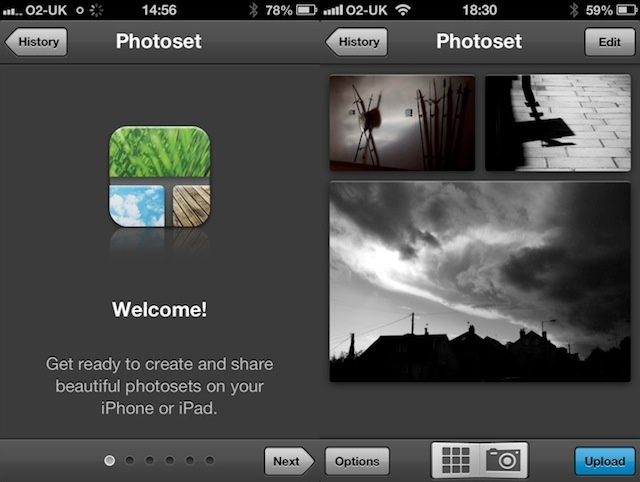 Grab some photos, hit upload. That's it.