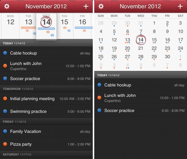 Something as simple as a good calendar app can make all the difference.