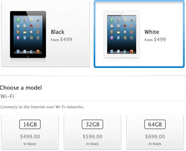 Order a fourth-generation iPad today and have it shipped immediately.
