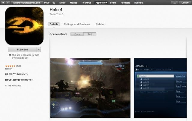 Halo-4-App-Store-scam
