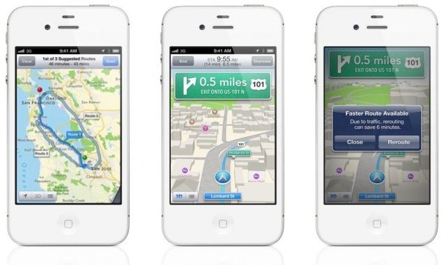 TomTom powers Apple's turn-by-turn navigation in iOS 6.