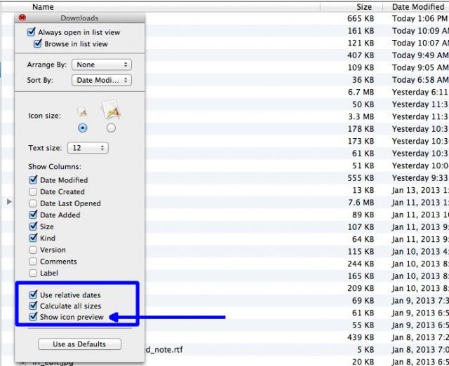 Finder Live Media Preview