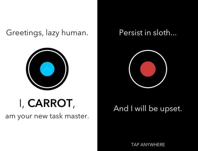 Carrot: one app, two personalities.
