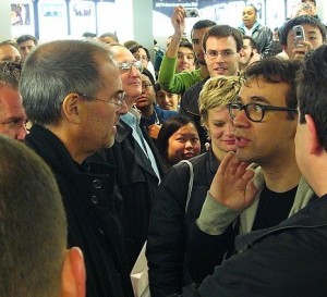 Fred Armisen meeting Steve Jobs back in 2006.