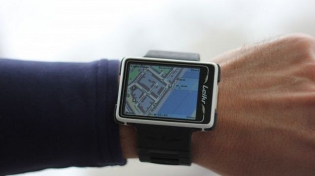What Maps might look like on the iWatch.