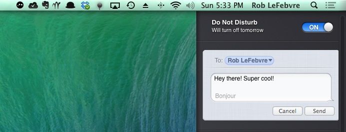 Notification Center To Messages