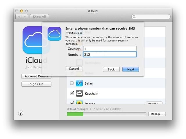 Default Two-Step verification on iCloud Keychain. That's a very good thing, considering how much of your digital life it will store.