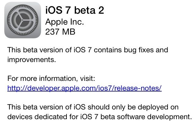 iOS7beta2