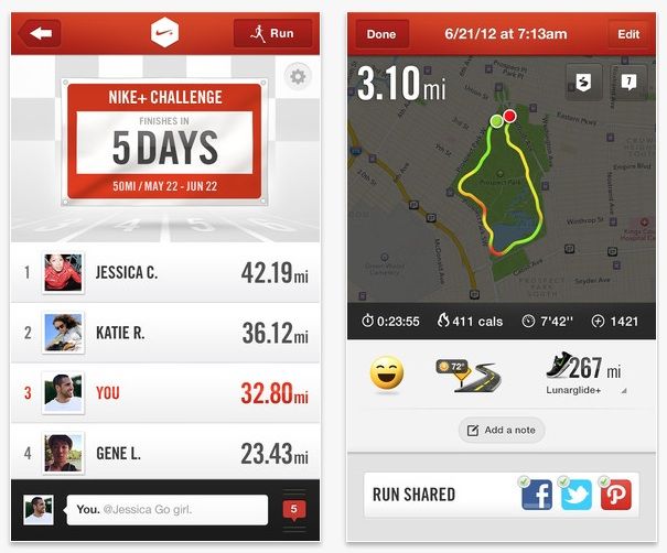 Nike+ Running Now Lets You Your Friends To A Race | Cult of Mac