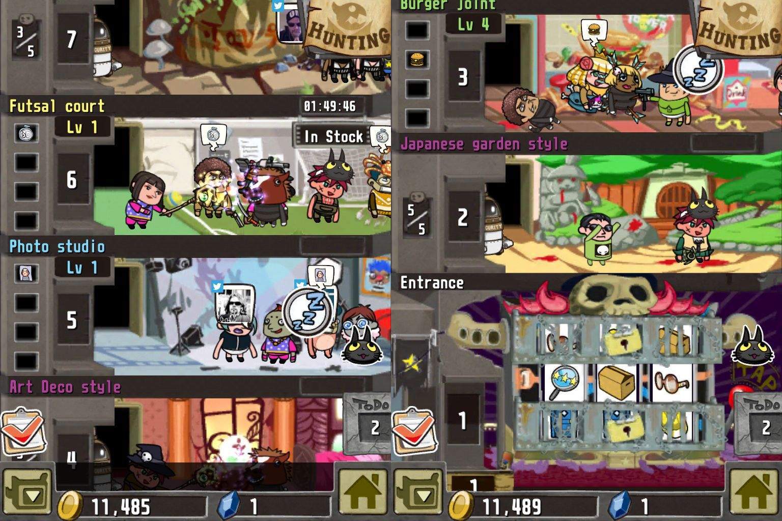 Buncha freaks up in here.