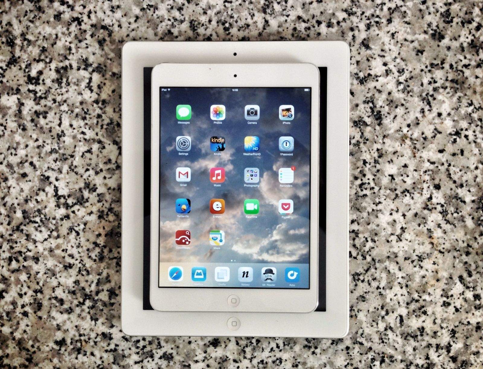 Eliminate the bezels, and the big iPad isn't that much bigger than the mini.