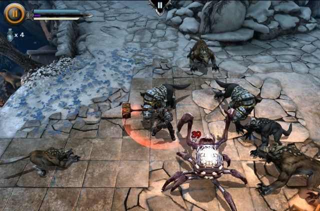 A screenshot from the never-released 'Infinity Blade Dungeons'.
