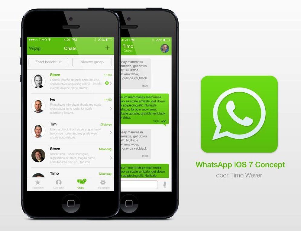 WhatsApp-iOS-7-concept