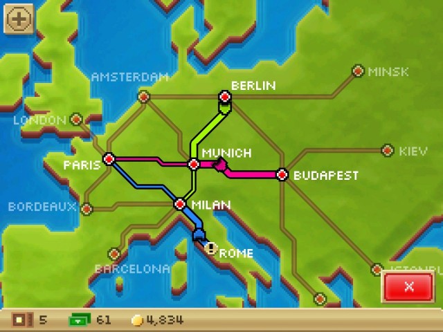 Pocket Trains Map