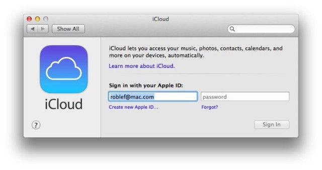ICloud Signed Out iCloud Signed Out