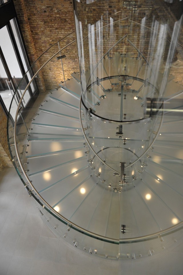The glass stairs seen at Apple Stores were a nod to a similar staircase built for Jobs' NeXT headquarters (credit: Owen Billcliffe)