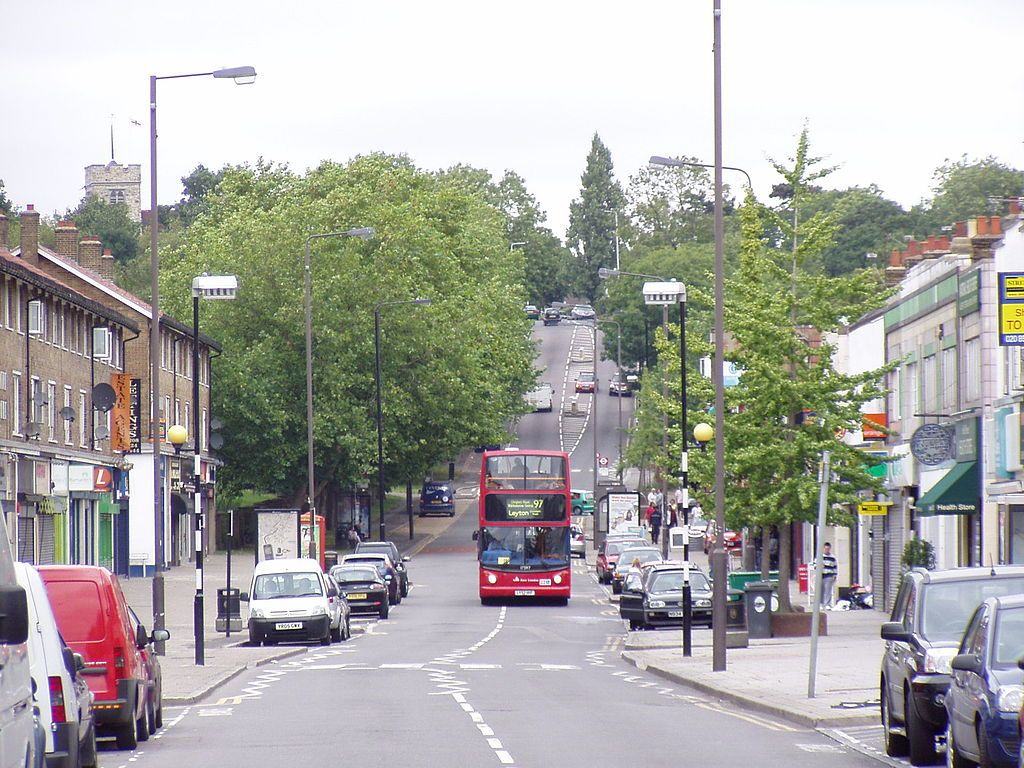 Chingford, birthplace of Jony Ive and final resting place of the Kray twins. Image from Wikimedia Commons: https://en.wikipedia.org/wiki/File:Chingford_Mount_(Old_Church_Road)_Chingford_-_geograph.org.uk_-_2638823.jpg 
