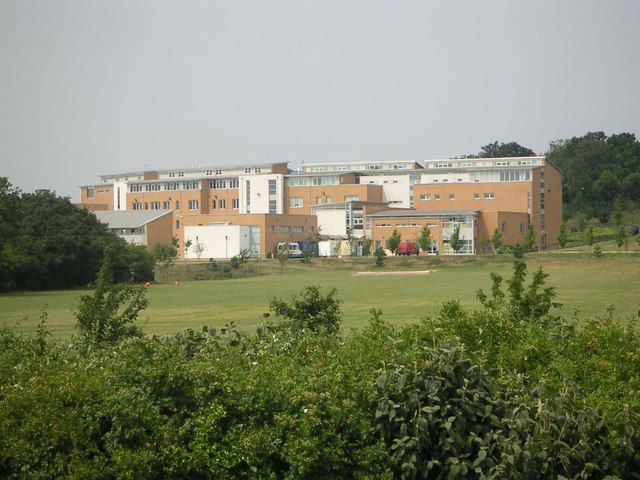 A view of the rear of Walton High School and sports fields. Creative Commons-licensed photo by Mr Biz: https://www.geograph.org.uk/photo/209284