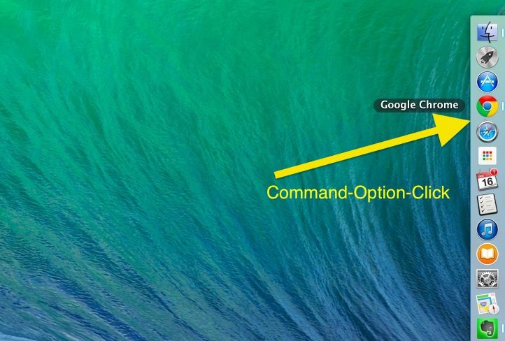 Command-Option-Click