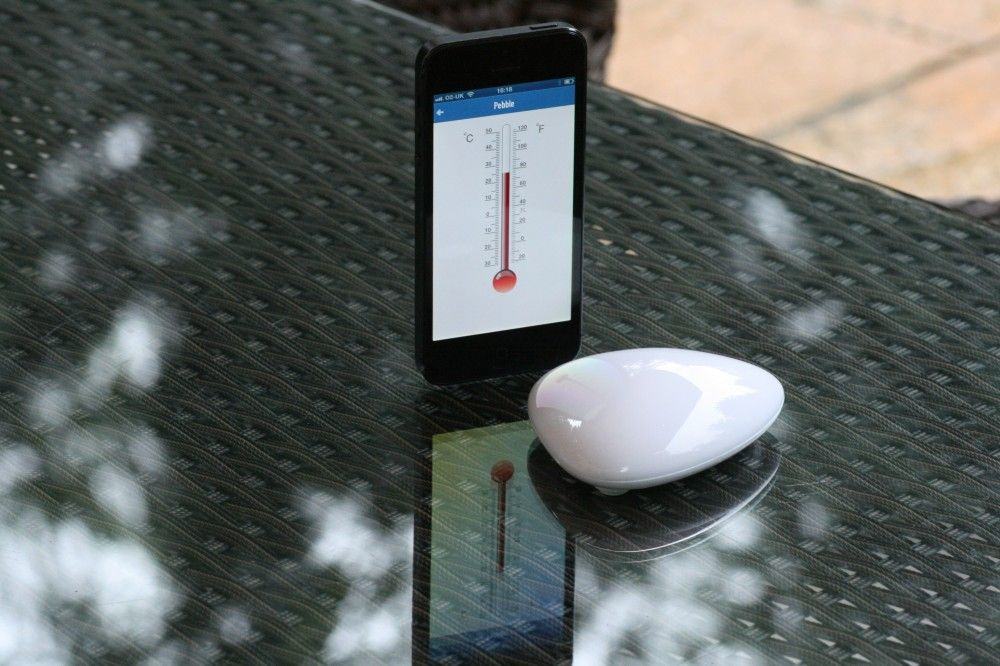 Pebble-Shaped Bluetooth Thermometer Is Happy To Live Outside