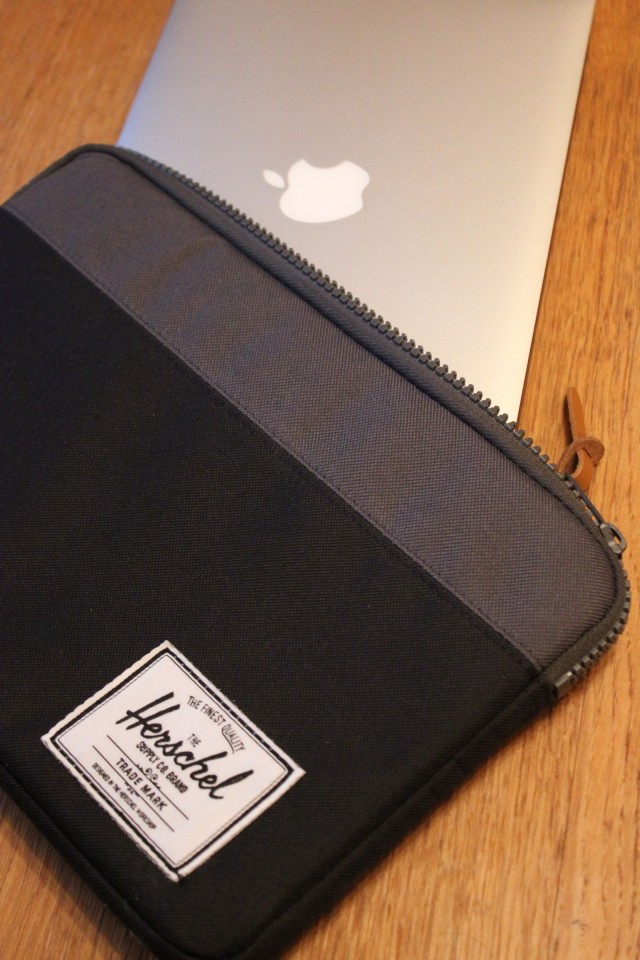 You'll fit your Macbook Air. And nothing else.