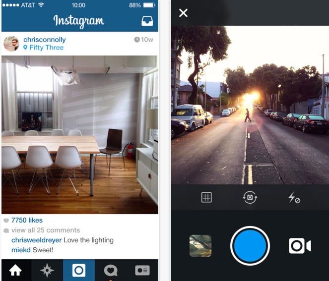 Instagram Share your photos, make friends, see what they had for dinner.