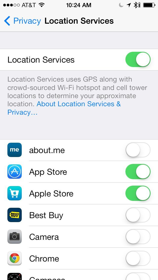 Location Services Location, location, location.