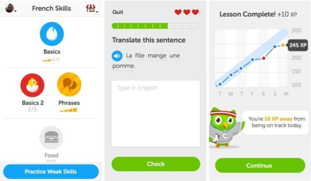 Duolingo-screenshots