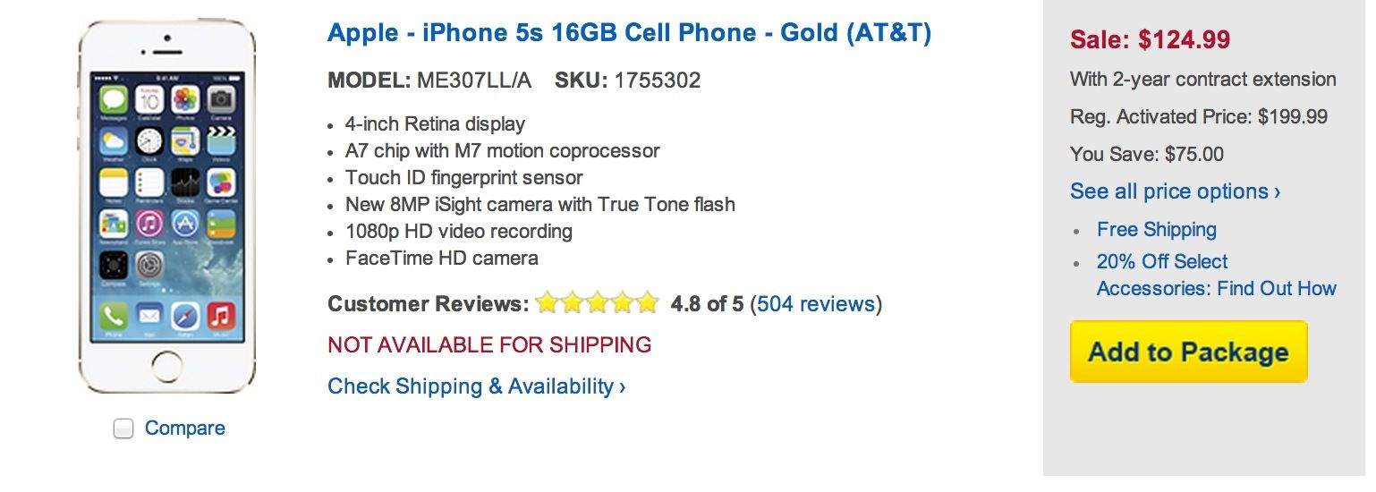 Best-Buy-125-iPhone-5s