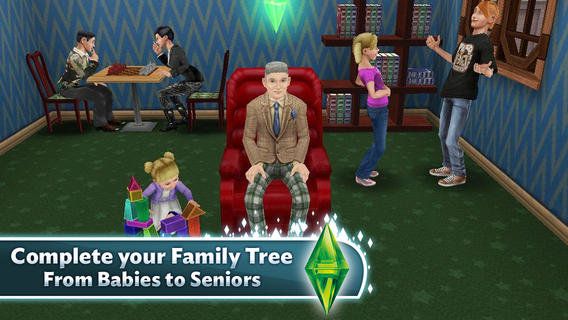 The Sims FreePlay Update Adds 'Adulthood' And 'Seniors' Quests