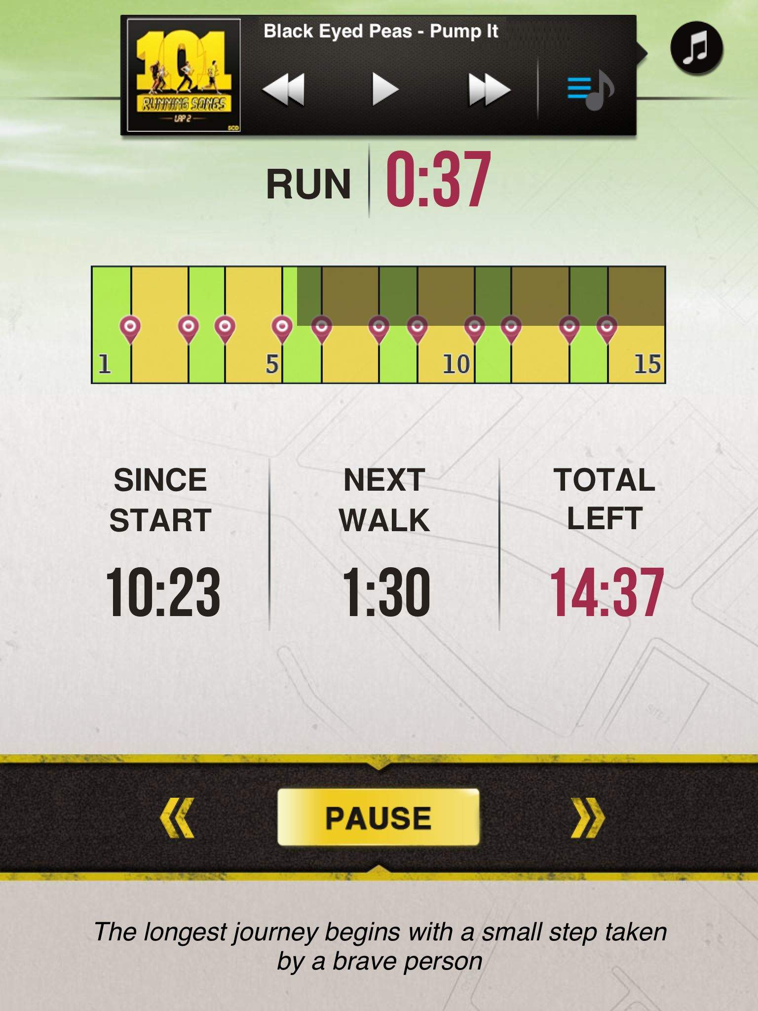 Clear Sky's 10K app. 