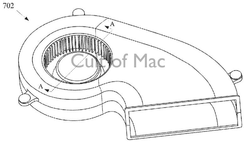 Apple's new compact fan patent application will be both smaller and quieter than current versions.