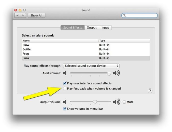 Turn Off That Annoying Volume Popping Sound In Mavericks [OS X Tips