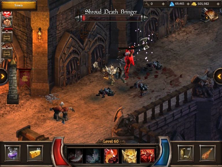 KingsRoad is a true browser based action RPG, nice oldschool Diablo feel.  Not overpowered Pay2Win like other similar games.
