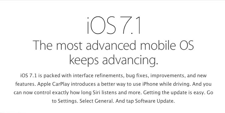 iOS71update