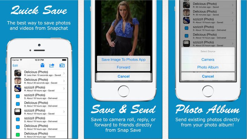 Quick save for Snapchat.