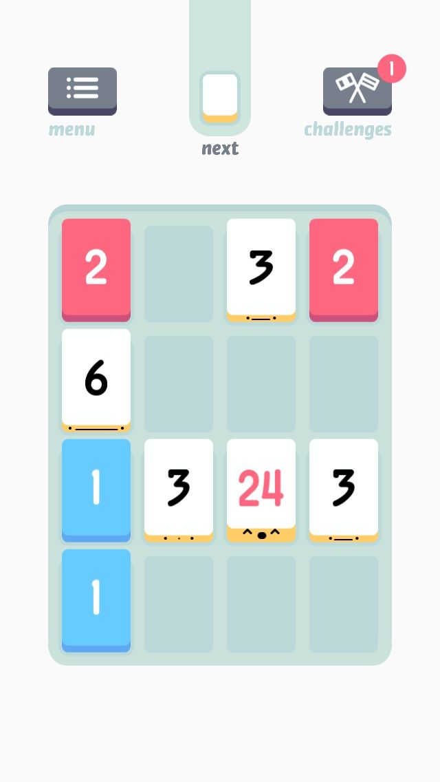 All the game and math nerds love Threes, and it's easy to see why. This sudoku-meets-sliding-puzzle game requires just the right combination of zenlike concentration and sharp addition skills to keep you playing long into the night.
