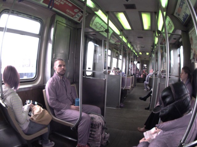 Sneaks on a train. Photo: David Pierini/Cult of Mac