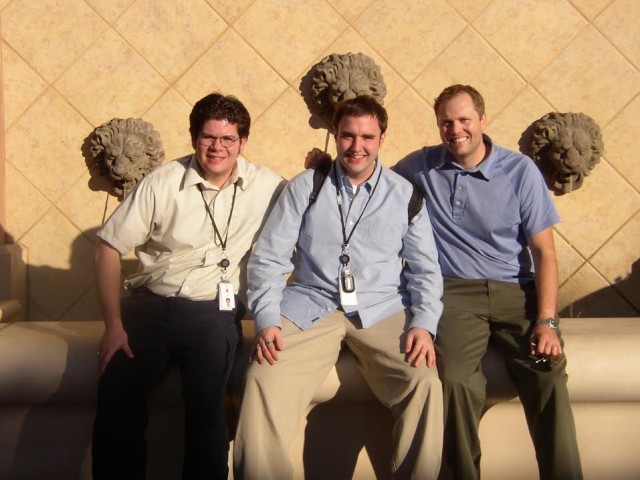 SITU creator Michael Grothaus (middle) during his time at Apple.