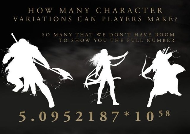 Player characters That's a lot of options.