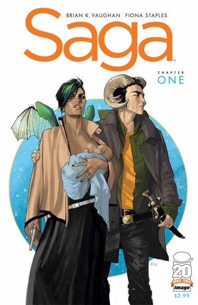 Saga #12 became the center of controversy after it was reported that Apple had banned it due to a gay sex scene.e