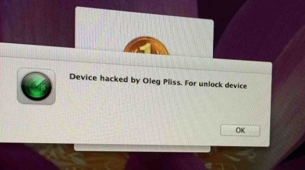 Hacked users were targeted by 'Oleg Pliss' and advised to send $100 to a PayPal account to unlock their iOS devices.