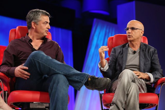 Apple's Eddy Cue and Beats co-founder Jimmy Iovine sit in Walt Mossberg's famous red chairs to dish on Apple's Beats acquisition.