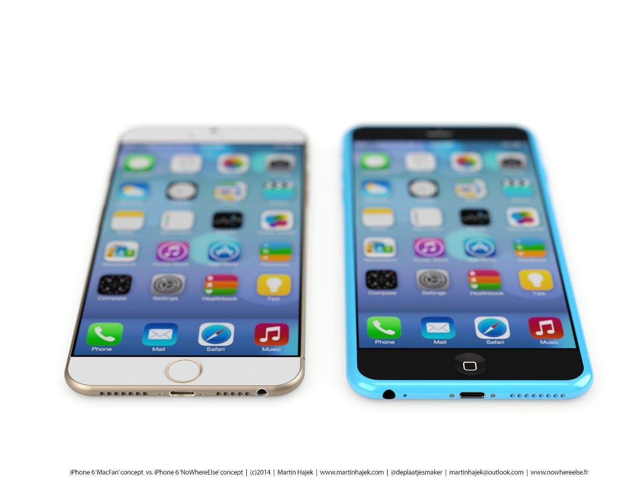 iPhone 6 and 6c concept