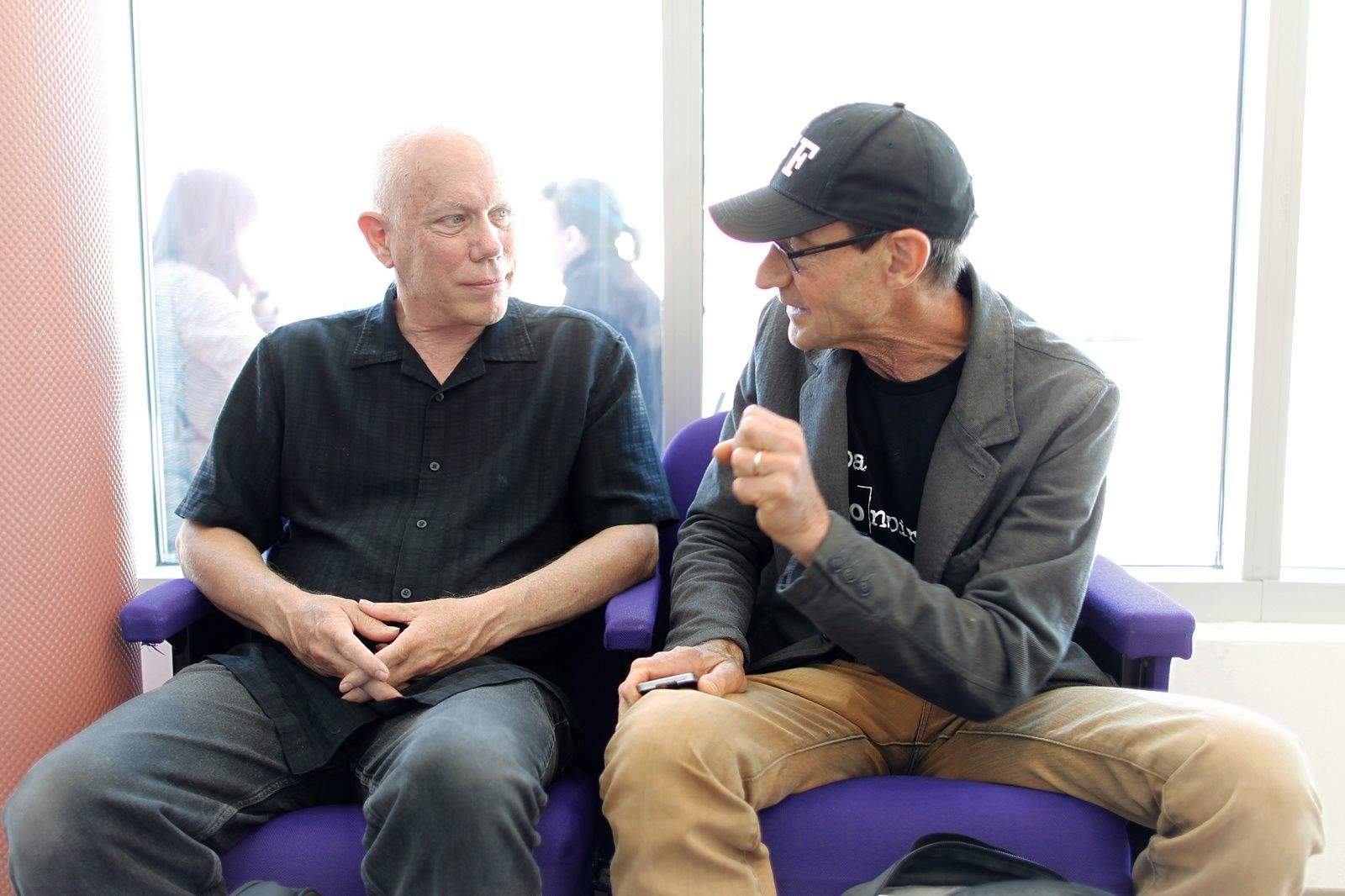Bill Atkinson, left and Andrew Stone chat each other up at AltConf in San Francisco June 3, 2014. Photo: Jim Merithew/Cult of Mac