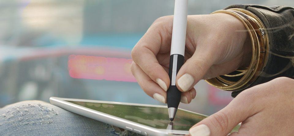If you like the look of Adobe’s new Creative Cloud apps Sketch and Line, but don’t fancy buying the $200 official stylus to use with them, you should pick up Adonit's new Jot Touch instead. It has a tiny “Pixelpoint” tip instead of a disk or fat rubbery point, and it works just like Adobe’s Ink stylus, letting you copy and paste to/from the Creative Cloud as well as access files and Kuler color palettes. Best of all, it’s just $120.