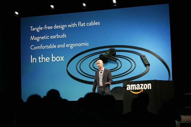 Who needs Beats headphones? Amazon's Fire Phone will ship with magnetic earbuds. Magnetic! Photo: Roberto Baldwin/The Next Web