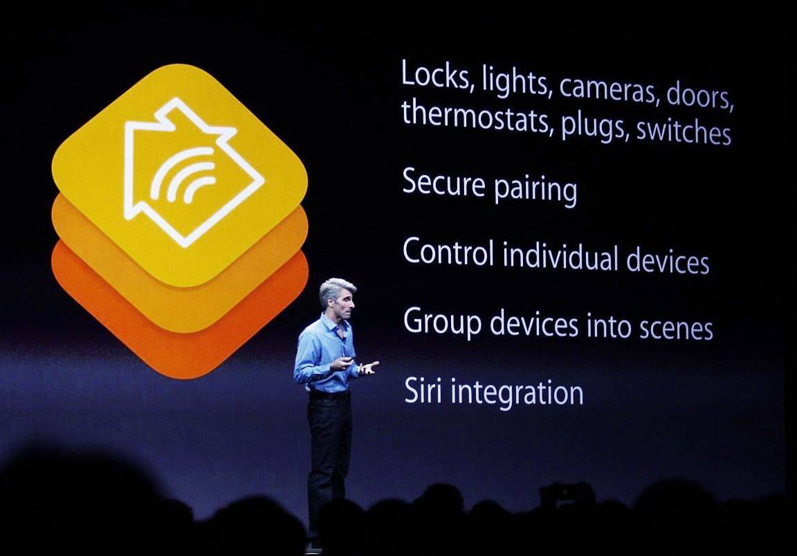 Craig Federighi talks up Apple's home automation plans. Photo: Roberto Baldwin/The Next Web