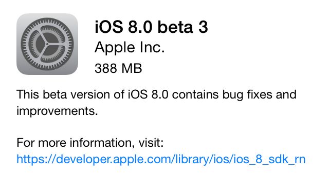 iOS8beta3