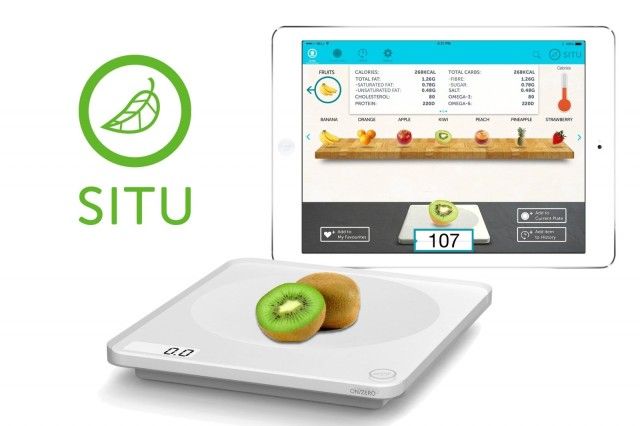 SITU is an attractive Bluetooth food scale that talks to your iPad. Apple employee Michael Grothaus, who has battled his weight since adolescence, got the idea his lunch hour at Caffè Macs. The scale tells you the exact nutritional content of any food you place on it, providing a breakdown of fat, calories, etc. The sleek lines won't clutter up your minimalist countertop; preorders for the SITU after a successful Kickstarter campaign are coming right up.